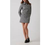 GUESS Eco Daphnee Cropped Jack Black And White Twee Taille: S | Vestes courtes Outlet | Femme | Le Noir