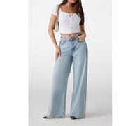 GUESS Eco Eliane Ss Puffed Top Pure White Taille: M | Chemisiers Outlet | Femme | Blanche
