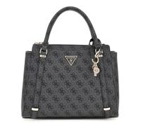GUESS Eco Erica 2 Compartment Satchel Coal Logo