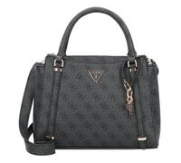 GUESS Eco Erica 2 Compartment Satchel Coal Logo