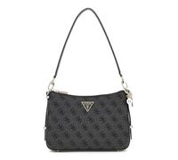 GUESS Eco Erica Top Zip Shoulder Bag Coal Logo