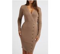 GUESS Eco Es Alexandra Dress S Stone Taupe Taille: XS | Robes Outlet | Femme | Le Noir