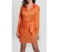 GUESS Eco Es Ls Alya Dress Orange Slushie Taille: XS | Robes Chemises Outlet | Femme | Orange