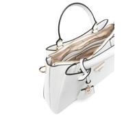 GUESS Eco Gloriana Girlfriend Satchel Bag White