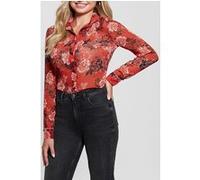 GUESS Eco Ls Clouis Shirt Call Me Cherry Print Taille: S | Chemises à boutons Outlet | Femme