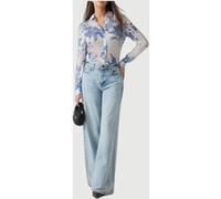 GUESS Eco Ls Clouis Shirt Dreaming Lilies Prin Taille: XS | Manches longues Outlet | Femme