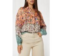 GUESS Eco Ls Danielle Shirt Little Flora Garden Taille: XS | Chemisiers Outlet | Femme