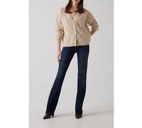 GUESS Eco Ls Vn Pointelle Amel Pearl Oyster Taille: L | Cardigans Outlet | Femme | Blanche