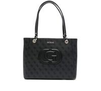 Sac cabas - Guess Jeans - Monogramme - Noir - 25x26x10 cm - Zippée