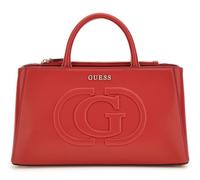 GUESS Eco Mietta Small Society Satchels pour femme, rouge/excursion, couleur unie (Getaway Solids), Rouge/excursion, couleur unie (Getaway Solids), Taille unique