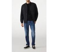 GUESS Eco Satin Bomber Jet Black A996 Taille: L | Blousons d'aviateurs Outlet | Homme | Le Noir