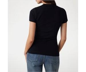 GUESS Eco Ss Cn Alice Tee Jet Black A996 Taille: XS | Chemises Outlet | Femme | Le Noir