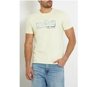 GUESS Eco Ss Cn Box Logo Iced Lemon Taille: XL | T-shirts avec imprimés Outlet | Homme