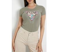 GUESS Eco Ss Cn Cherry Flower Mossy Green Taille: XS | Chemises Outlet | Femme | Vert