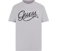 GUESS Eco Ss Cn Logo Tee Soft Grey Taille: S | T-shirts avec imprimés Outlet | Homme | Gris