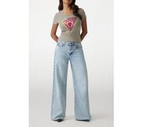 GUESS Eco Ss Cn Triangle Beads Sage Leaf Taille: XS | Chemises Outlet | Femme | Vert