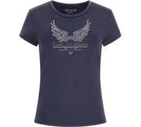 GUESS Eco Ss Studded Wings Log Blue Nights Multi Taille: XS | Chemises Outlet | Femme | Bleu