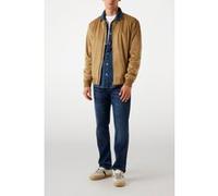 GUESS Eco Suede Bomber Khaki River Taille: M | Blousons d'aviateurs Outlet | Homme | Marron