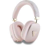 Guess, écouteurs stéréo Bluetooth avec motif triangle 4G, rose
