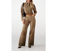 GUESS Edda Denim Printed J Charming Leopard Deg Taille: 48 | Vestes en jeans Outlet | Femme | Bleu
