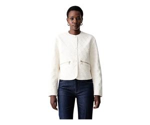 Guess - Edith Short Jacket - Femme - Vestes - Beige - Taille: 40 FR
