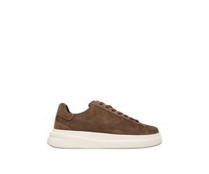 Guess - Elba Genuine Suede Baskets - Homme - Chaussures - Brun - Taille: 40 EU