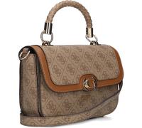 Guess - Élégant Sac à Main Orlina avec Logo et Poignée Supérieure - Femme - Sacs - Brun - Taille: ONE Size