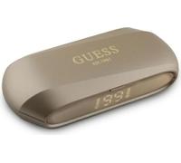 Guess Elongated Metallic Printed Logo - TWS Écouteurs Bluetooth + étui de chargement (or)