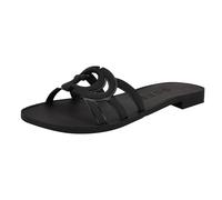 Guess - Sandales ElyhoFlat - Pour femme, Noir 001, 38 EU