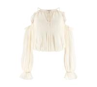 Guess - Emilia Top - Femme - Blouses et Chemises - Blanc - Taille: 42 FR