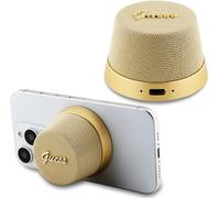 Guess - Enceinte Bluetooth en métal avec script magnétique - Or