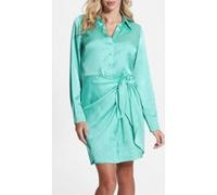 GUESS Es Ls Alya Dress New Pool Blue Taille: M | Robes Chemises Outlet | Femme | Bleu