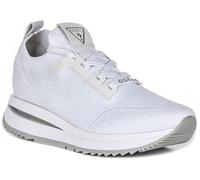 Guess Esti Mesh Neo Running Lace Up Femmes Trainer Blanc EU 36-42