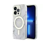 Guess Étui 4G MagSafe Blanc - iPhone 14 Pro