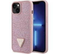 Guess Étui Apple GUHCP14MHDGTPP iPhone 14 Plus / 15 Plus rose/rose coque rigide strass triangle