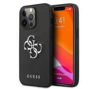 GUESS Étui Arrière Compatible Apple iPhone 13 Pro TPU Avec Logo