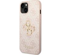 Guess Etui Case Sac à dos avec logo pour Iphone 15 Rose