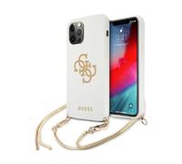 Guess Étui Chaîne pour téléphone portable Blanc - iPhone 12/12 Pro
