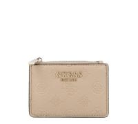 GUESS Porte-Cartes Ella Logo SLG Credit Card Case Beige Logo Taupe
