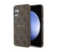 Coque Guess en TPU avec logo Métal MagSafe pour Samsung Galaxy S24+ S926 marron