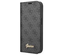 CG MOBILE Guess GUBKP14XHG4SHK Coque de protection pour iPhone 14 Pro Max 6,7''Noir/noir 4G Vintage Doré