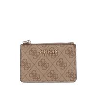 GUESS Étui 'LAUREL II SLG CREDIT CARD CASE' marron / noisette, Taille One Size