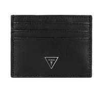 GUESS Étui 'MILANO CARD HOLDER' noir / argent, Taille One Size