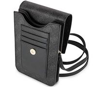 Guess Guwbsqgbk, Portefeuille bi-Pliable Mixte, Noir, Taille Unique