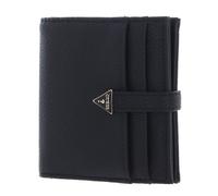 GUESS Étui pour carte de crédit noir pour femme Laurel SLG Tab Card Case 274392