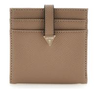 GUESS Étui pour carte de crédit taupe pour femme - Laurel SLG Tab Card Case Dark Taupe 284418