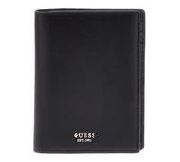Étui pour carte d'identité - GUESS - Passport Holder - Cuir 100% - Noir - Mixte