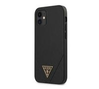 Guess étui pour iPhone 12 mini 5.4 noir Saffiano