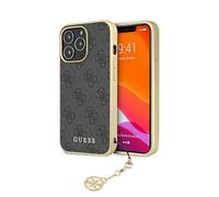 Guess 4G Charms Collection - Coque pour iPhone 13 Pro (gris)