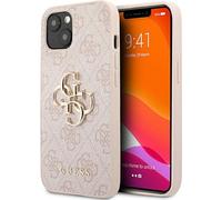GUESS Étui pour portable iPhone 15 / 14 / 13, Guess Hardcase 4G Big Metal Logo, Rose